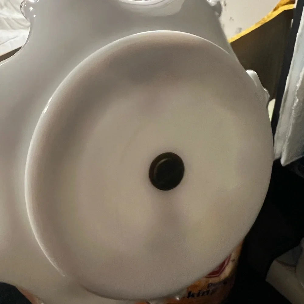 MILK GLASS SUGAR BOWL - Picture 4 of 5